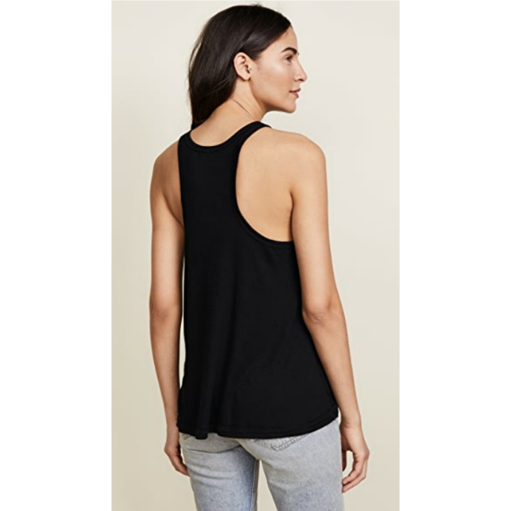Free People Long Beach Racerback Tank Black Small - Picture 5 of 8